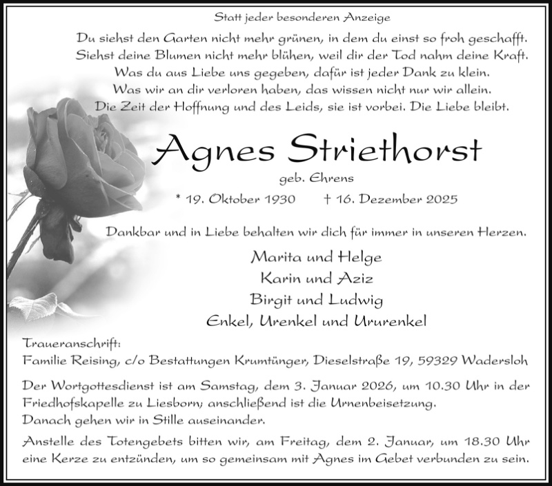 Profilbild von Agnes Striethorst