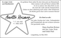 eine Anzeige