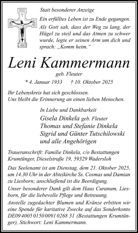 Profilbild von Leni Kammermann