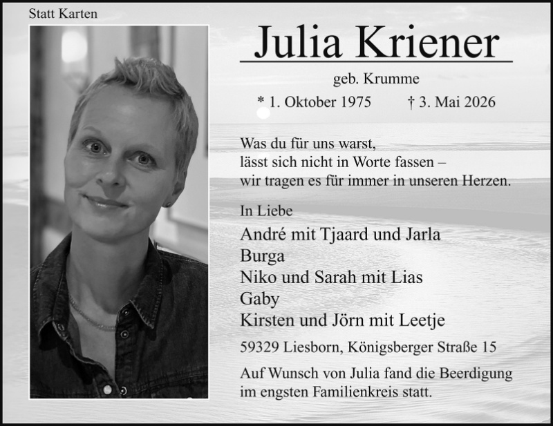 Profilbild von Julia Kriener
