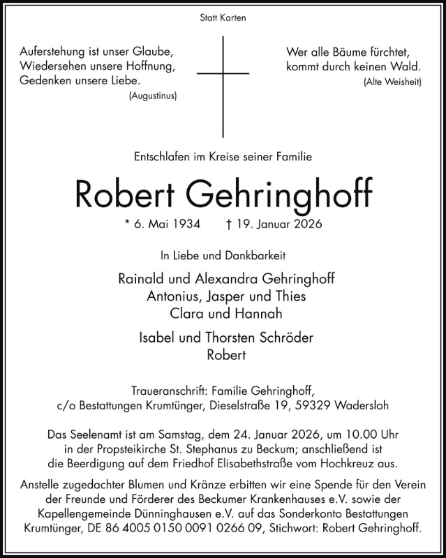 Profilbild von Robert Gehringhoff